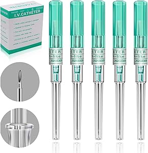 Lyuxzad Catheter Piercing Needles 18G - 50 Pack