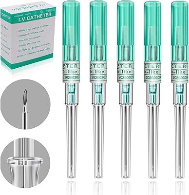 Lyuxzad Catheter Piercing Needles 18G - 50 Pack
