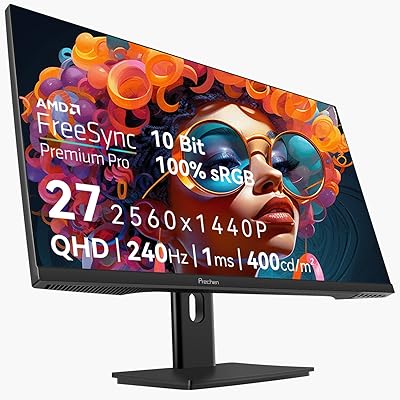 Prechen 27-inch 2K 240Hz Gaming Monitor