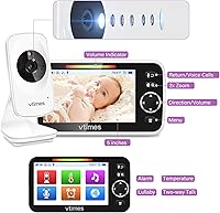 VTimes VT50 Baby Monitor with 5″ LCD Screen — image 3
