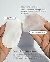 LOOPS Milky Cleanser - Pre-soaked Bamboo Pads, 60 Count — image 6