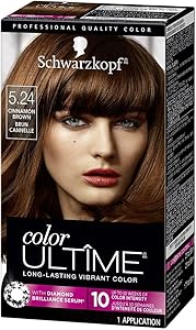 Schwarzkopf Color Ultime Permanent Hair Color Cream, 5.24 Cinnamon Brown Review