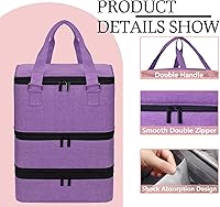 Large Nail Polish Organizer Case - Purple — image 2
