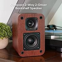 RIOWOIS DS6701NP Powered Bluetooth Bookshelf Speakers — image 4