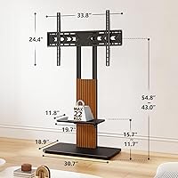 TVON Heavy Duty Floor TV Stand for 55-90 inch TVs — image 7
