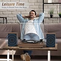 RetroAudio JM-108 Vinyl Record Player with Bluetooth — image 6