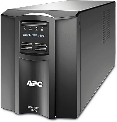 APC Smart-UPS 1000VA UPS Battery Backup (SMT1000)