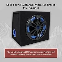 Rockville RVB12.1A 500W Active 12-inch Car Subwoofer — image 4