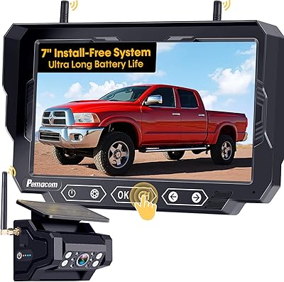 Pemacom P15 7″ Wireless Backup Camera