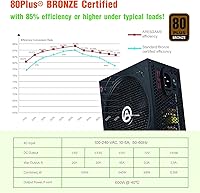 ARESGAME AGW600 600W 80+ Bronze PSU — image 3
