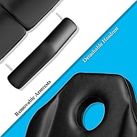 CooFel 3-Section Spa Massage Table with Hydraulic Stool — image 5