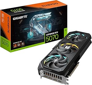 GIGABYTE GeForce RTX 5070 Gaming OC 12GB Graphics Card