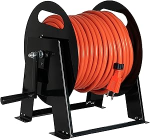 Iron Forge Cable 50ft 50 Amp RV Power Cord Reel