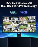 ANNKE Wireless 4K Security Camera System, 16CH, 3MP, 2TB HDD — image 2