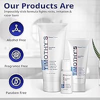 Timothy's Unscented Shave Cream 6oz — image 5