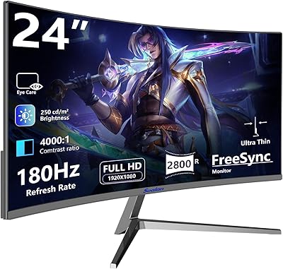 Sealan 24-Inch Curved Gaming Monitor
