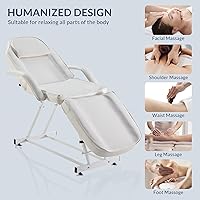 Bellavie Adjustable Salon Bed - White — image 5