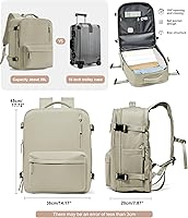 VGCUB Travel Backpack for Women Men 18x14x8 Inches — image 3