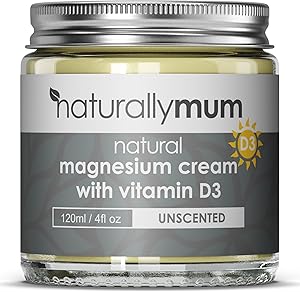 NaturallyMum Magnesium Cream with Vitamin D3 4 Fl Oz Review