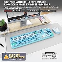 FOPETT Wireless Keyboard and Mouse Combo — image 4