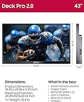 SYLVOX 43-inch Outdoor TV — image 7