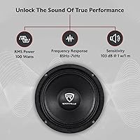 Rockville RM68PRO 6.5” Midrange Car Speaker, 200W — image 2
