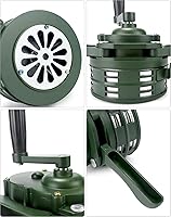 QWORK Hand Crank Siren Horn — image 4