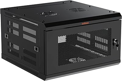 ECHOGEAR 6U Enclosed Wall Mount Network Rack