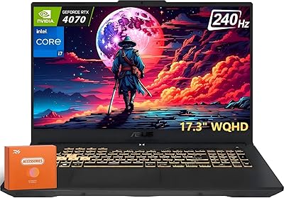 ASUS TUF F17 Gaming Laptop i7-13620H, 64GB RAM, 4TB SSD, RTX 4070, 17.3″ WQHD 240Hz