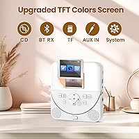 Erasiny CD535B Portable CD Player with Bluetooth — image 3