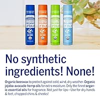 Dr. Bronner′s Organic Lip Balm 6-Pack Lemon Lime 0.15oz — image 4