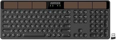 Arteck HW126 Wireless Solar Keyboard