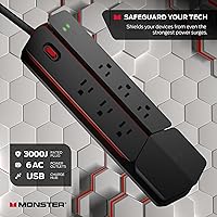 Monster Power Center Vertex Surge Protector with USB Ports — image 2