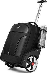 Rolling Waterproof Backpack with Wheels for Business, College, and Travel Review