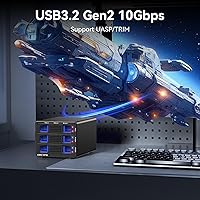 Cenmate Hybrid 22.5/3.5″ SATA HDD/SSD + 3 M.2 NVMe Enclosure — image 4