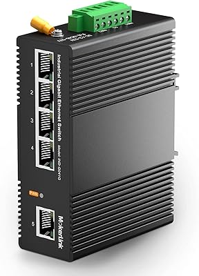 MokerLink 5-Port Gigabit Industrial Ethernet Switch