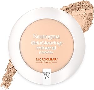 Neutrogena SkinClearing Mineral Powder Classic Ivory 10 Review