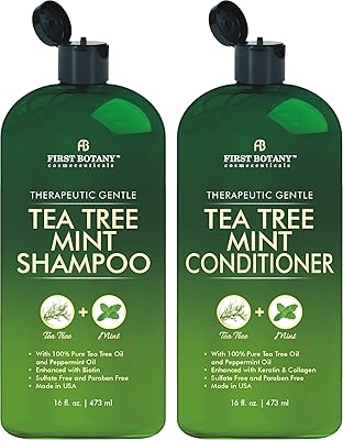 First Botany Tea Tree Mint Shampoo & Conditioner Set - 16 Fl Oz x 2
