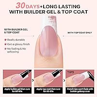 Modelones Gel Nail Kit with LED Light and Press On Nails — image 3