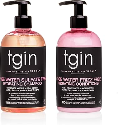 tgin Rose Water Shampoo + Conditioner Duo, 13oz