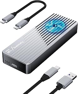 fanxiang MD85 SSD Enclosure with Cooling Fan, 4TB, USB 3.2 Gen 2
