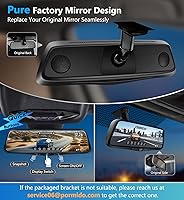 PORMIDO D80 2K Rear View Mirror Dash Cam — image 2