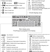 XHDATA D109WB Portable AM/FM/SW/LW Weather Radio — image 8