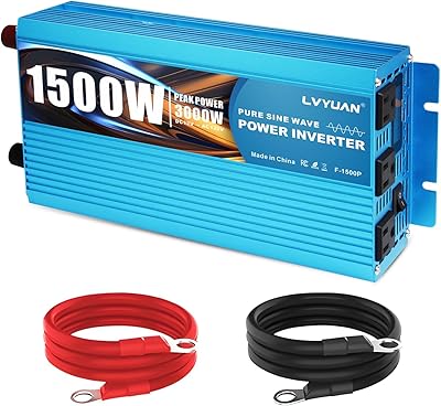 LVYUAN LY-PSW1500W-12V-PRO 1500W Pure Sine Wave Inverter