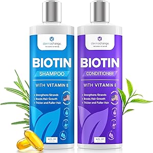 DermaChange Biotin Shampoo and Conditioner Set 16oz Review