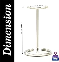 Haryali London Synthetic Silver Tip Badger Hair Shaving Brush with Stand — image 7