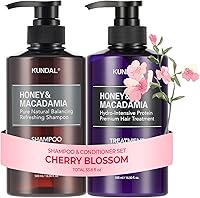 KUNDAL Korean Cherry Blossom Shampoo and Conditioner Set 16.9oz — image 1