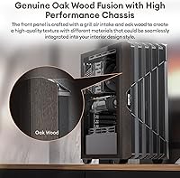 Okinos Cypress 5 AIR Oak Wood ATX PC Case — image 2
