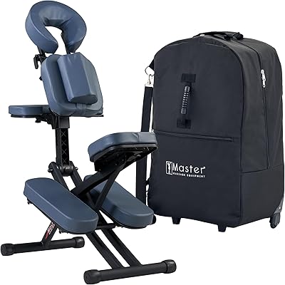 Master Massage Rio Portable Massage Chair - Royal Blue