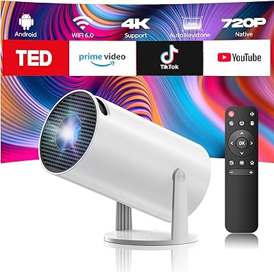 CAMWORLD Mini Projector with WiFi and Bluetooth